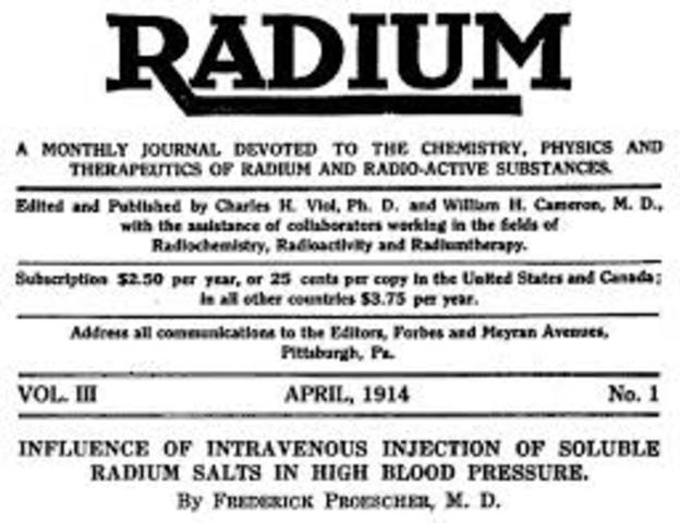 I CURIE scoprono il radio