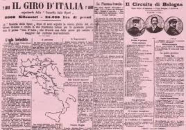 Primo giro d'Italia