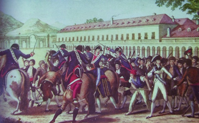 Inici de la guerra de la independència a Espanya.