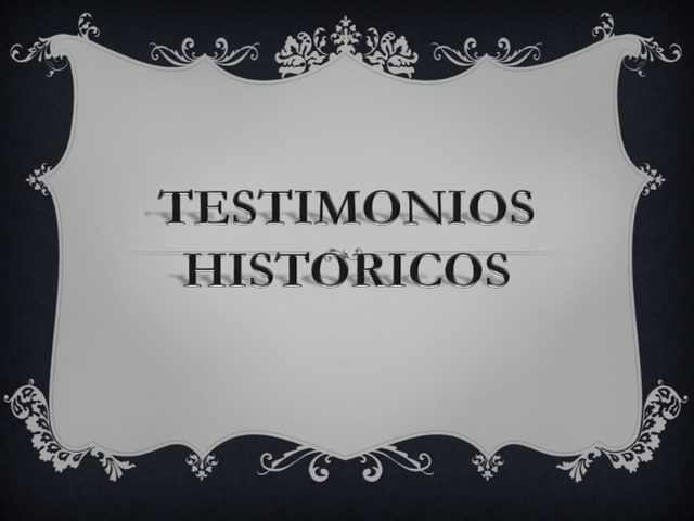 TESTIMONIOS