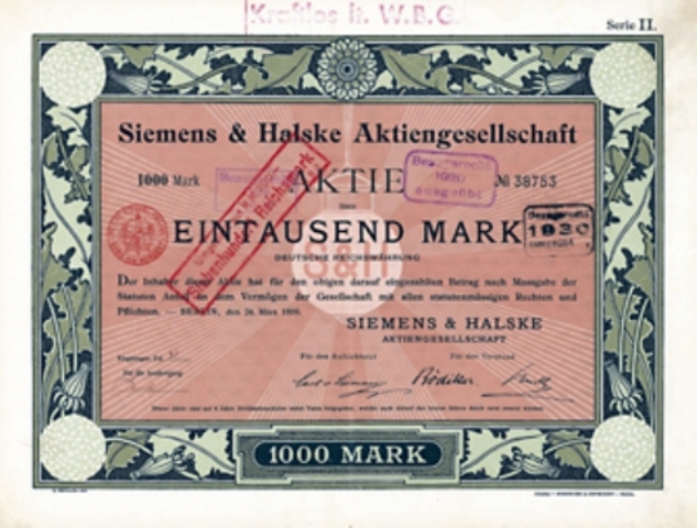 ERNST WERNER M.VON SIEMENS