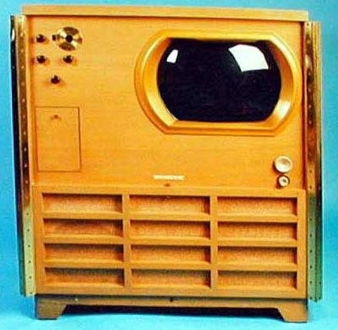 Imagen sobre un tubo de rayos catódicos