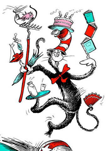 Dr. Seuss's major turning point was with The Cat in the Hat!