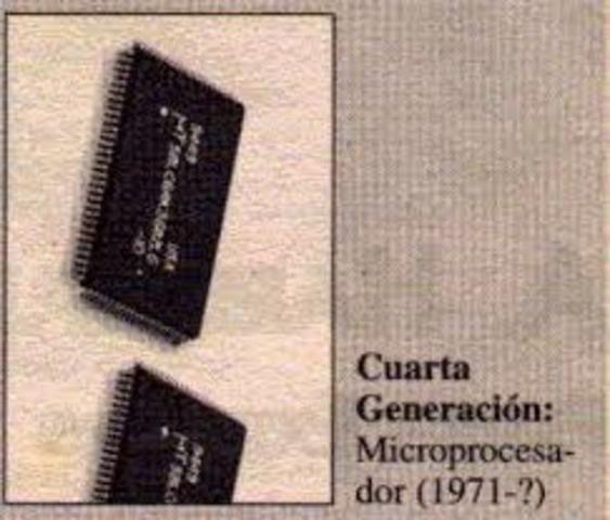 INICIO DE LA  4° GENERACIÓN DE LAS COMPUTADORAS