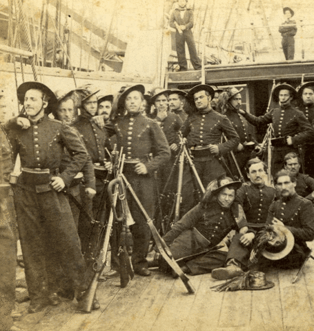 Arrival of the soilders