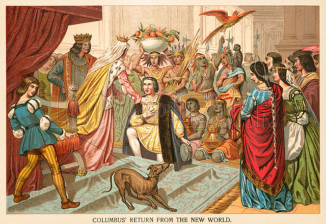 Columbus Returns to Spain