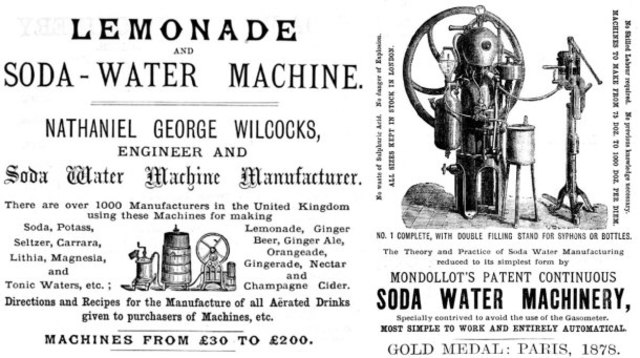 1798 The term "soda water" was first coined.