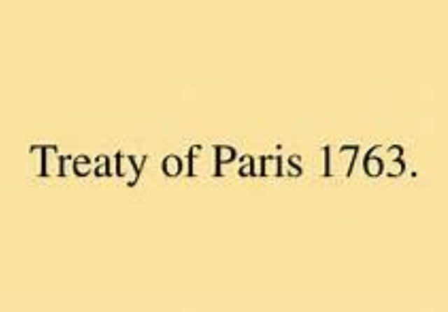 Treat of Paris-1763