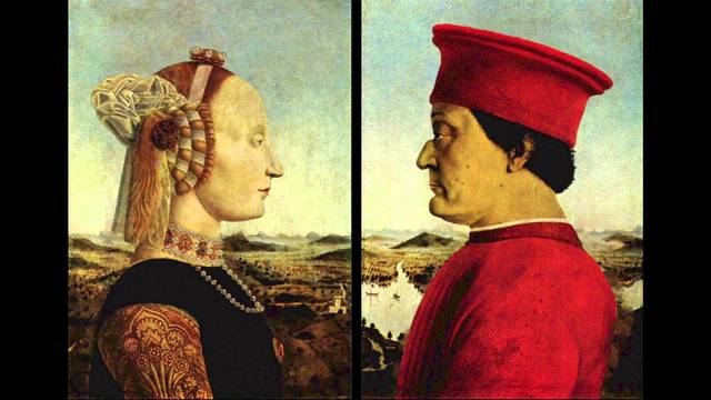 PIERO DELLA FRANCESCA - CONIUGI DI MONTEFELTRO