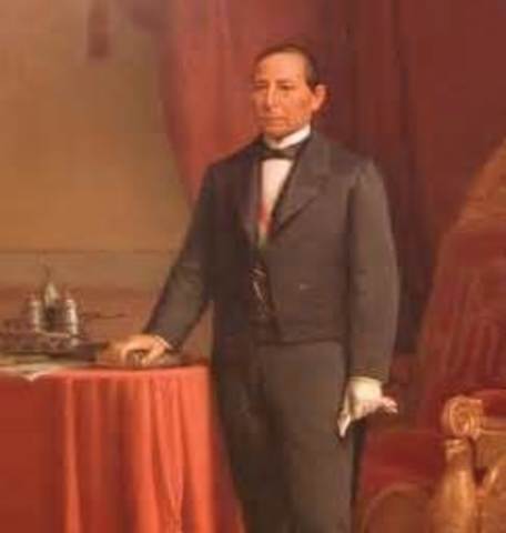 expide las leyes de la reforma en donde declara independencia del estado respecto a la iglesia