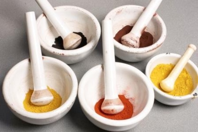 Grinding pigments for color