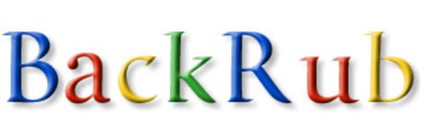 Larry and Seregy collaborate on their "BackRub" search engine