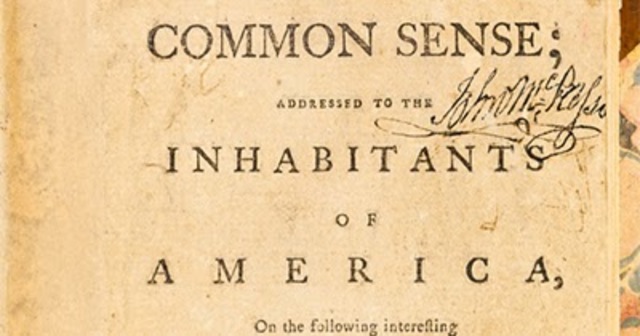 Common Sense, 1776