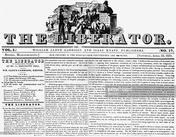 The Liberator is published.