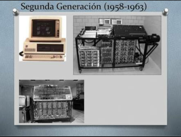 segunda generacion de computadoras (1958-1963)