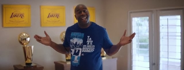 Magic Johnson Participates in 24 Hours of Happy