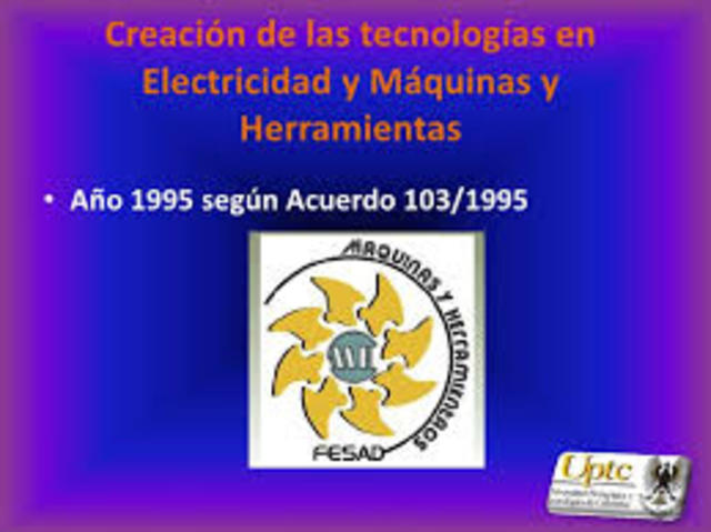 Creación de las Tecnologías en Electricidad