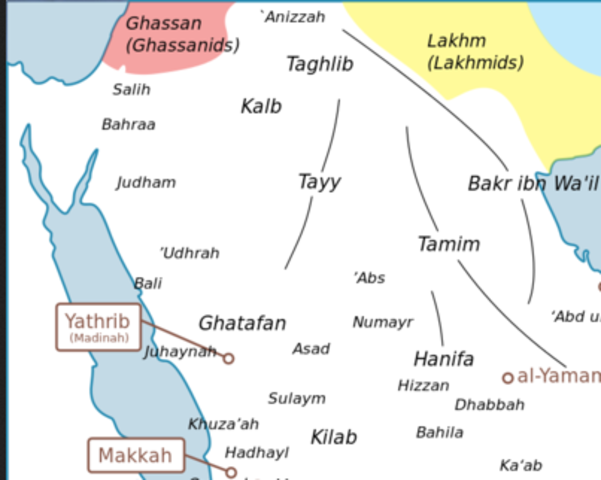 Mahammad and his followers believed Makkah has become too dangerous and moved to Yathrib in 627 A.D.