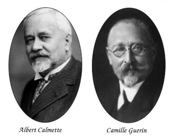 Albert Almette and Camille Guérin