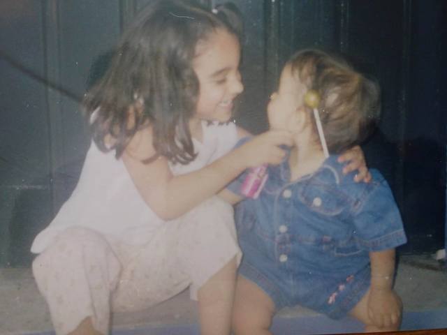Mi niñez al lado de mi hermana.