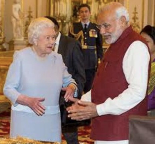 Knighted by queen Elizabeth