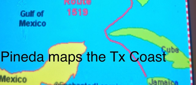Pineda maps the Tx coast