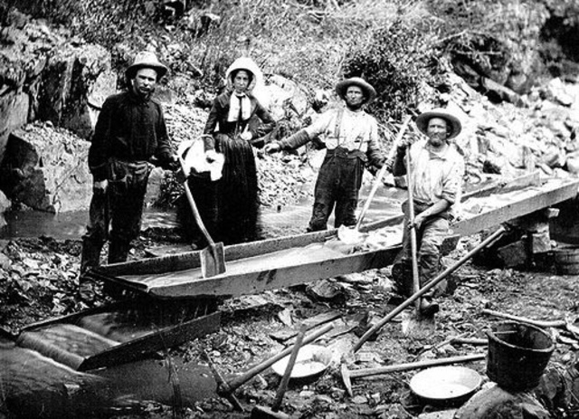 Gold Rush in Cali. and end of Mexican-American War