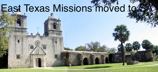 East to missions moved to Sa
