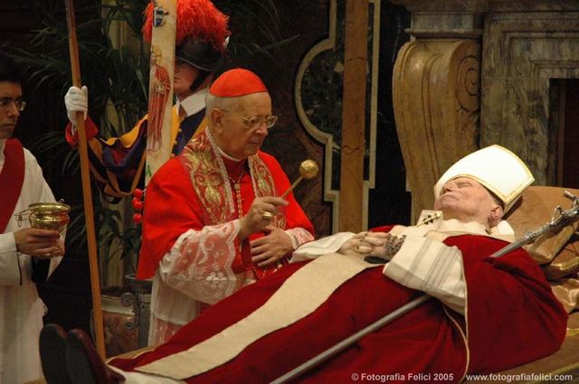 Pope John Paul's death