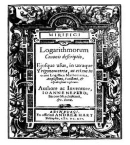 Mirifici logarithmorum canonis descriptio