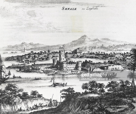 Da Gama Arrives at His First Port on the Second Voyage