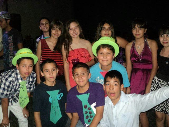 en mi graduación de primaria a los 12 años