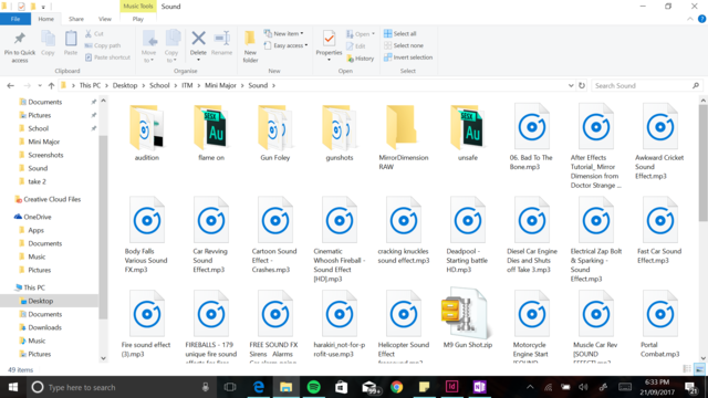 Selection of Sound Effects