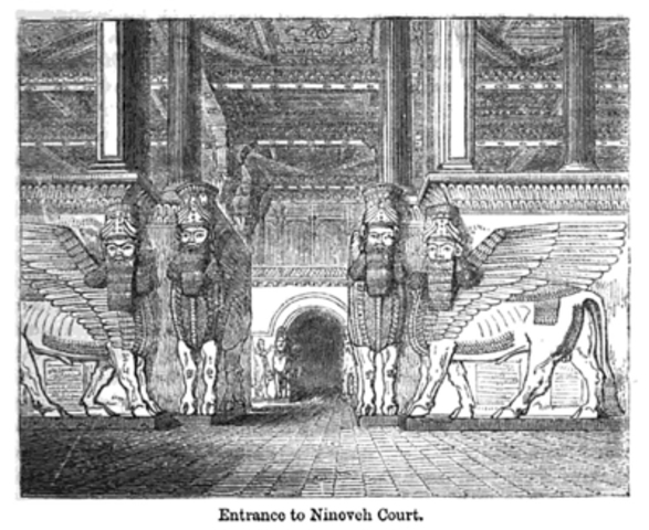 Excavaciones de la corte de Nínive