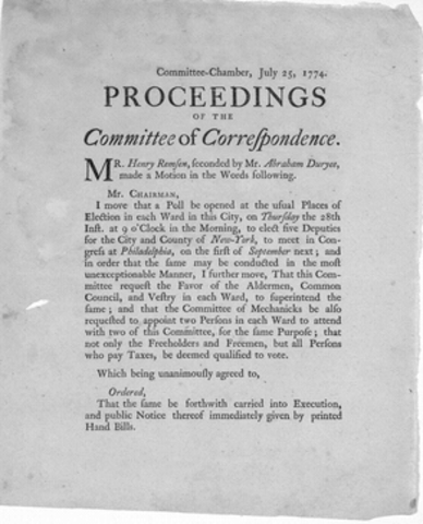 Committees of Correspondence