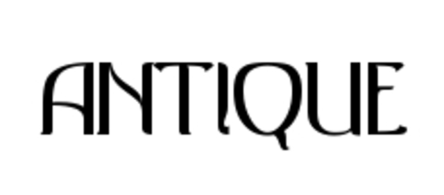 Se crea la fuente Antique por tipógrafo Vincent Figgins