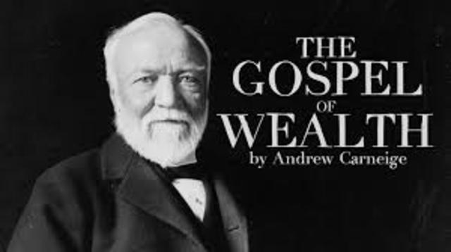 Andrew Carnegie’s Gospel of Wealth