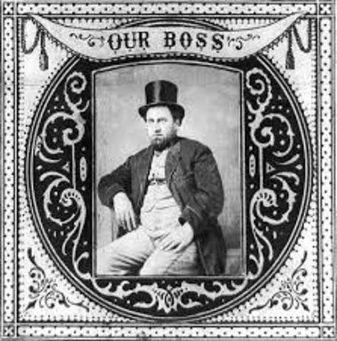 Boss Tweed rise at Tammany Hall
