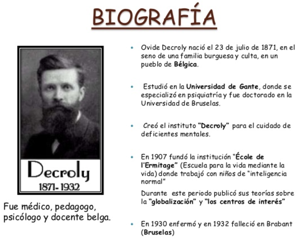 El Método Decroly