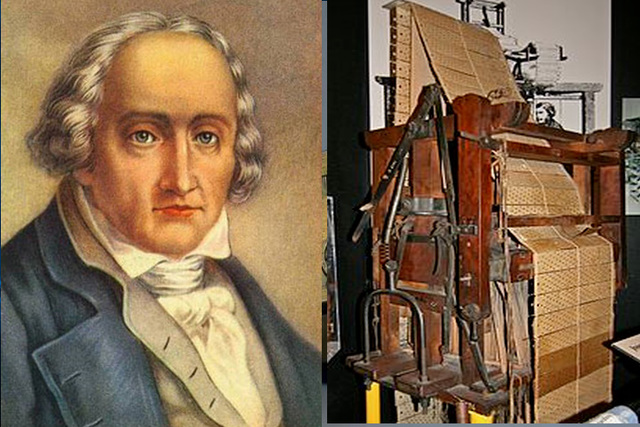 Joseph Marie Jacquard   Inventó y utilizó las tarjetas perforadas para dirigir el funcionamiento de un telar.