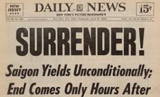 North Vietnam wins the Vietnam War.