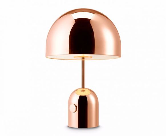 Bell Table Light Copper