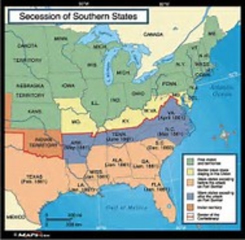 Secession of Southern States