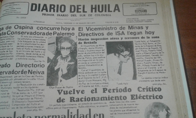 1966 'Diario del Huila'