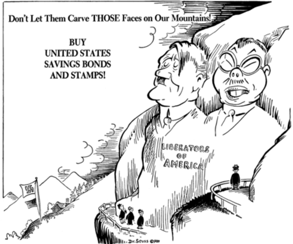 First nationally published cartoon