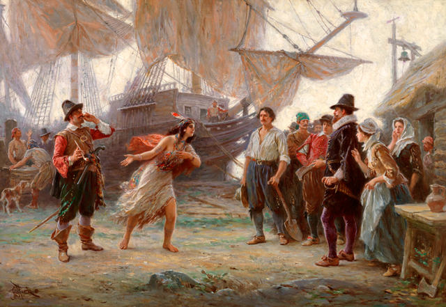 Pocahontas is Captured.