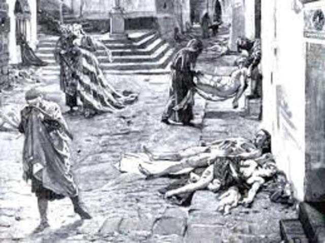 Black death in Europe