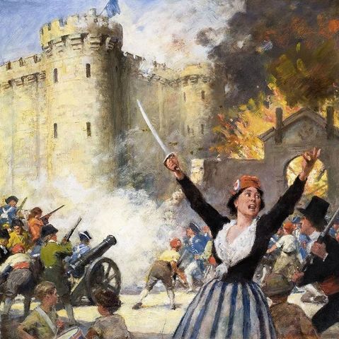 The storming of Bastille