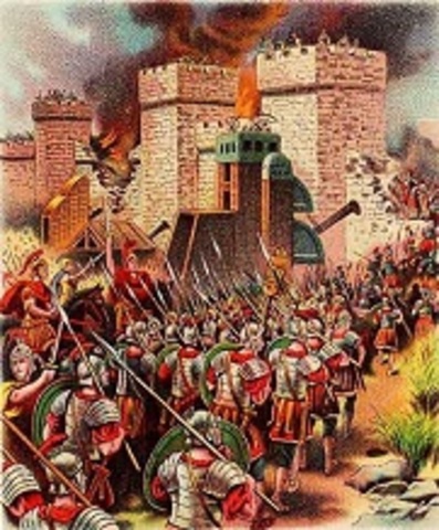 Romans force Jews out of Jerusalem