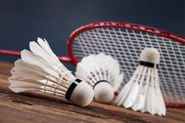 I started playing badminton